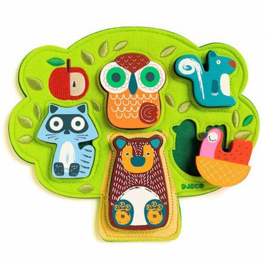 Puzzle Relief - Oski Djeco - 1