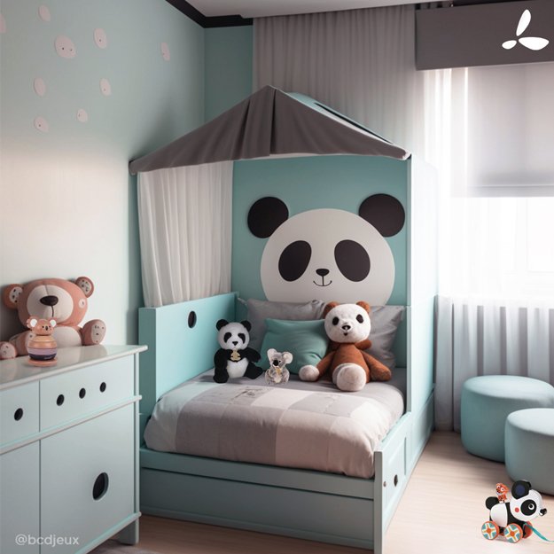 Chambre enfant déco panda