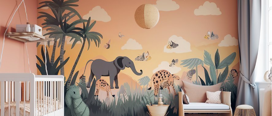 Wall Stories autocollants muraux pour enfants - Découvrir les