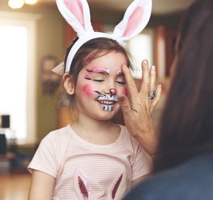 Maquillage de Pâques enfant