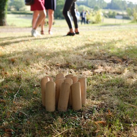 Jouer en famille dehors