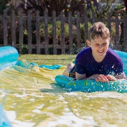 Jeu d'eau dans le jardin