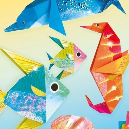 Origami animaux marins - Djeco