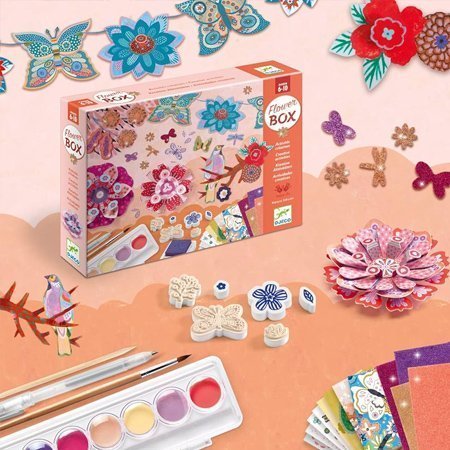 Kit de 6 Activités créatives - Le jardin des fleurs - Djeco