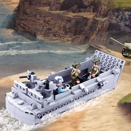 Army WWII Navire de débarquement 182 pcs - Sluban