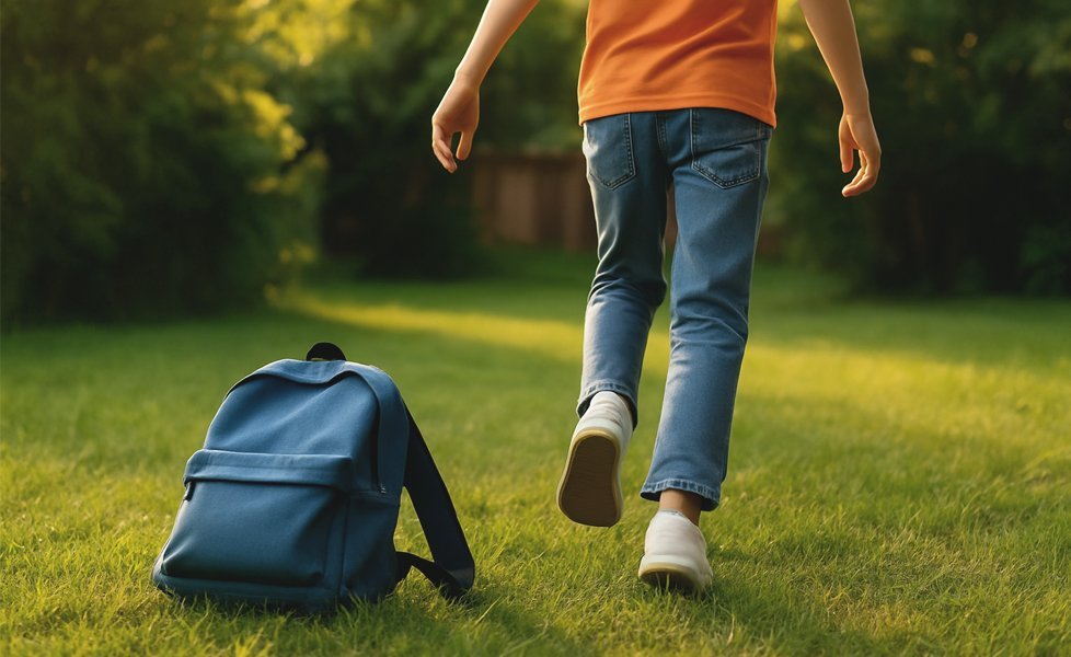 Jouer dehors après l'école pour se déconnecter des écrans