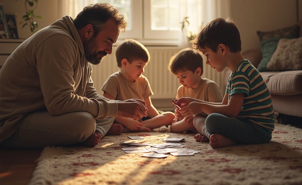 Jouer en famille à la maison
