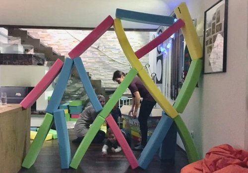 Jeux de construction géants pour enfants