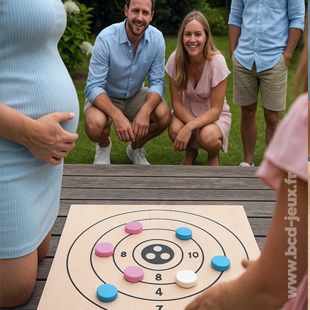 Jeu de palets silicone rose et bleu – Cadetel