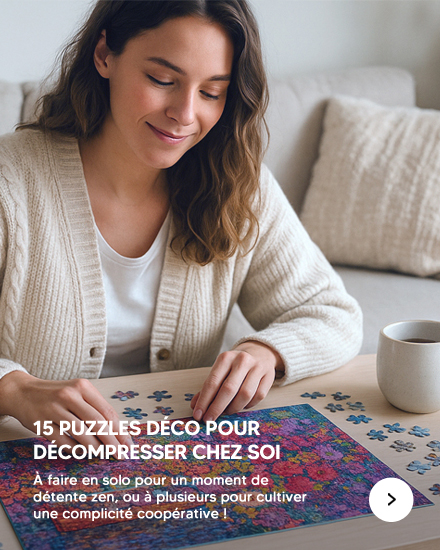 Puzzles déco comme activité détente