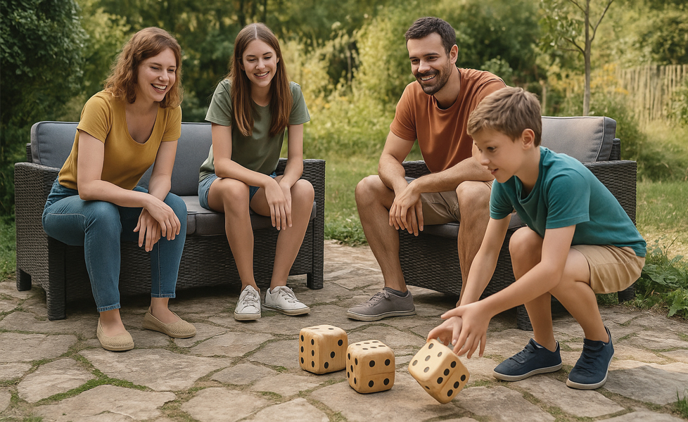 Jouer en famille à la maison