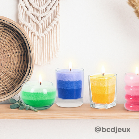 Kit créatif Bougies Sables – Sentosphère