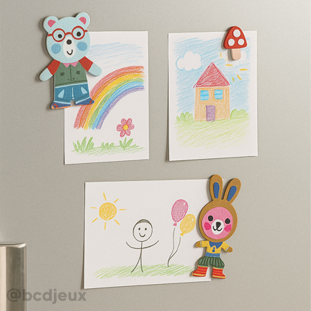 Magnets à décorer Funky Family DIY – Djeco