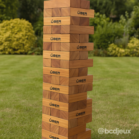 Jenga géant 150 cm vernis – Ubergames