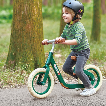 Vélo d'équilibre vert en liège – Hape
