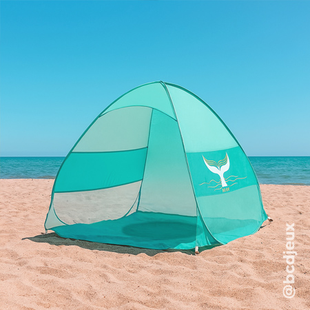 Tente multifonction pop-up vert d’eau – Ludi