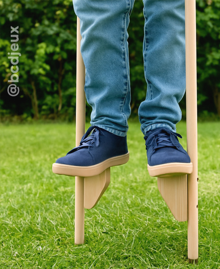Échasses en bois 100 cm – Goki
