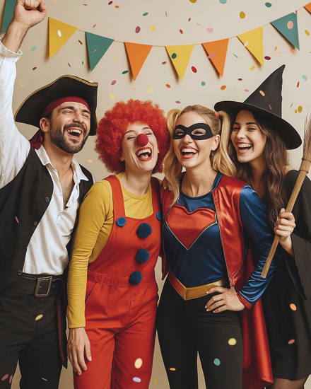Soirée déguisée entre amis