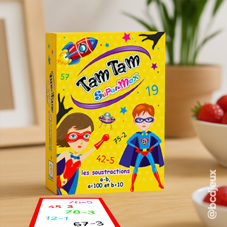 Tam Tam Supermax – Les soustractions – AB Ludis Éditions