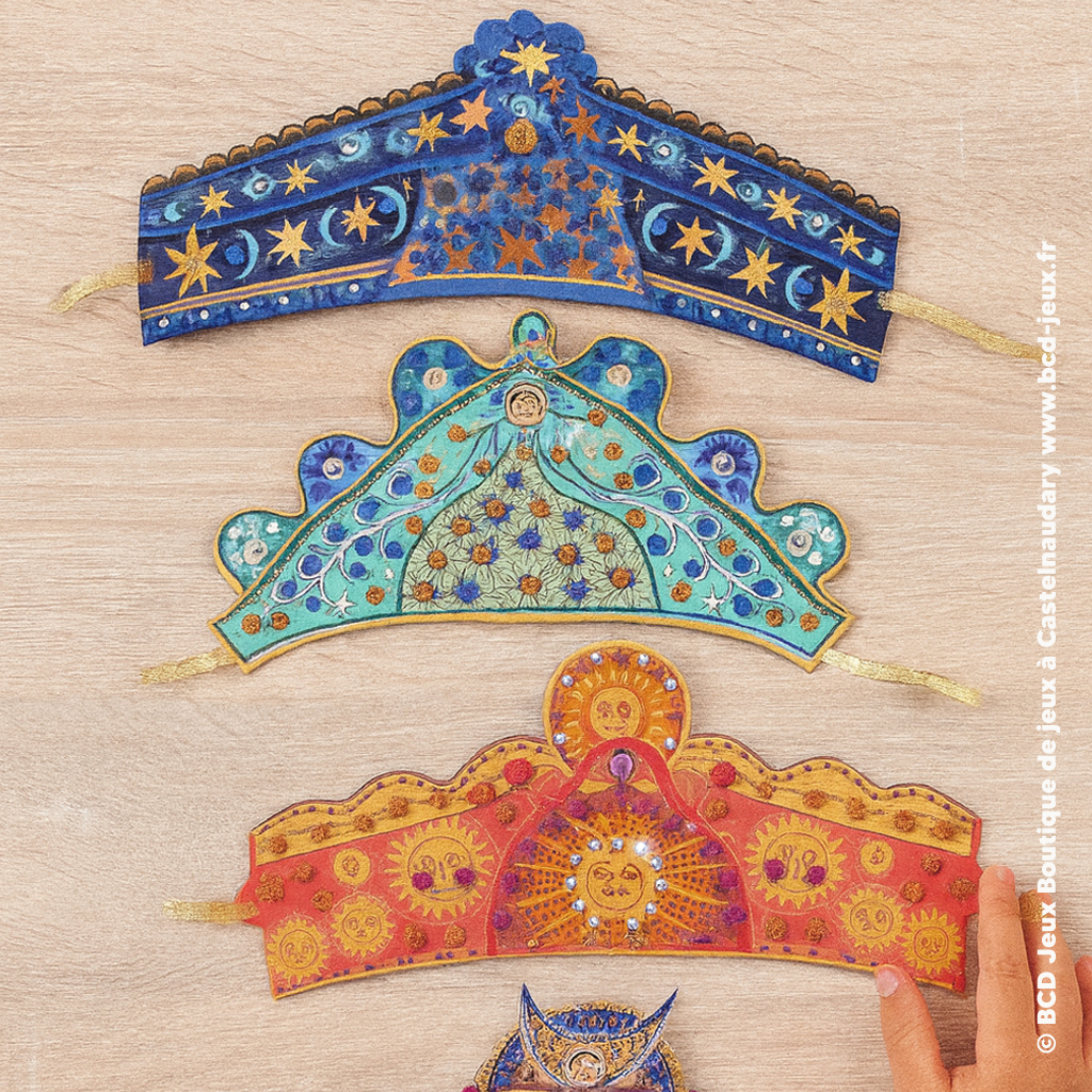 Enchanteresses Diadèmes mosaïques à décorer – Do it Yourself Djeco