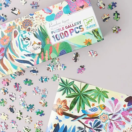 Puzzle Gallery Rainbow Tigers – Djeco