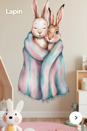 Décoration chambre enfant thème lapin