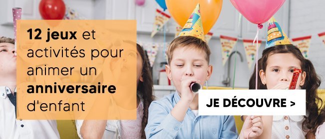 Idées d'activités et jeux pour anniversaire d'enfant