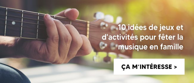 10 idées de jeux et d'activité pour fêter la musique en famille