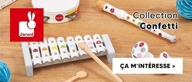 Jeux musicaux Confetti par Janod