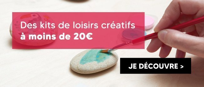 Kits de loisirs créatifs à moins de 20€