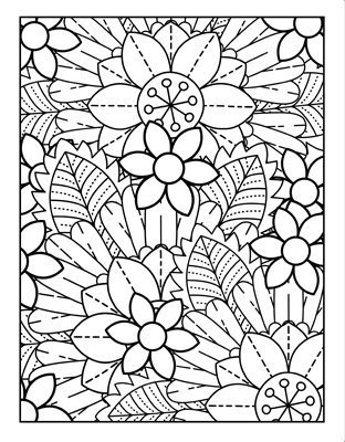 Coloriage décoratif gratuit par BCD jeux