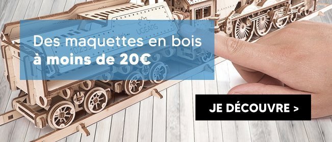 Maquettes en bois à moins de 20€