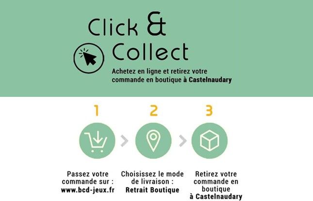 Click & Collect de la boutique de jeux BCD Jeux