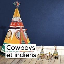 Jeu et jouet pour jouer aux cowboys et aux indiens