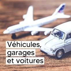Véhicule, garage et voiture pour enfant