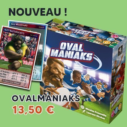 Ovalmaniaks jeu société sur le rugby