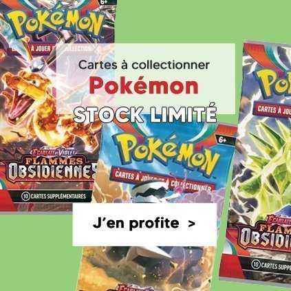 Jeu de cartes Pokémon en stock