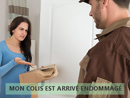 Mon colis est arrivé endommagé !