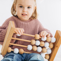 Boulier en bois pour b&eacute;b&eacute;