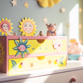 Boite de rangement d&eacute;corative pour enfant