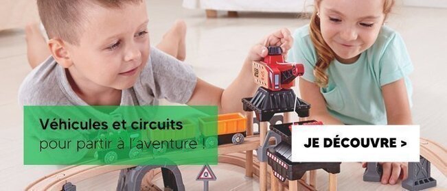 Jouet : Circuit et véhicule pour enfant