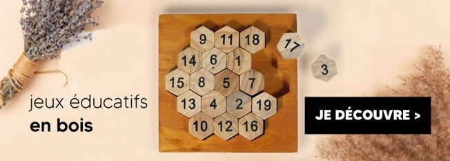 Jeux éducatifs en bois pour les enfants de 7 à 10 ans