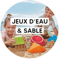 Jeux d'eau et de sable pour les enfants de 3 à 6 ans