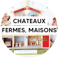 chateaux fort, fermes, maisons de poupées