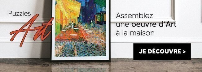 Assembler des œuvres d'art à la maison avec des puzzl'art