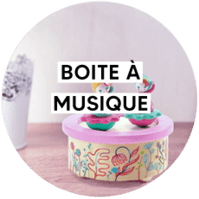Boite à musique déco pour une chambre d'enfant de 7 à 10 ans