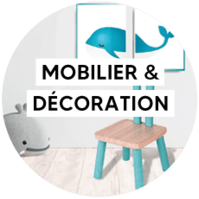 Mobilier et décoration pour une chambre d'enfant de 3 à 6 ans