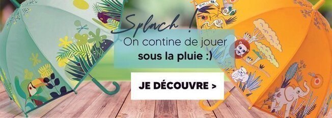 Parapluie très déco de la marque Djeco pour enfants