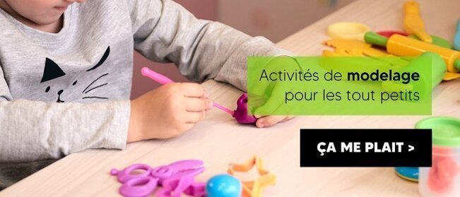 Activité modelage pour les jeunes enfants