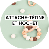 Attache-tétine pour bébé comme cadeau de naissance
